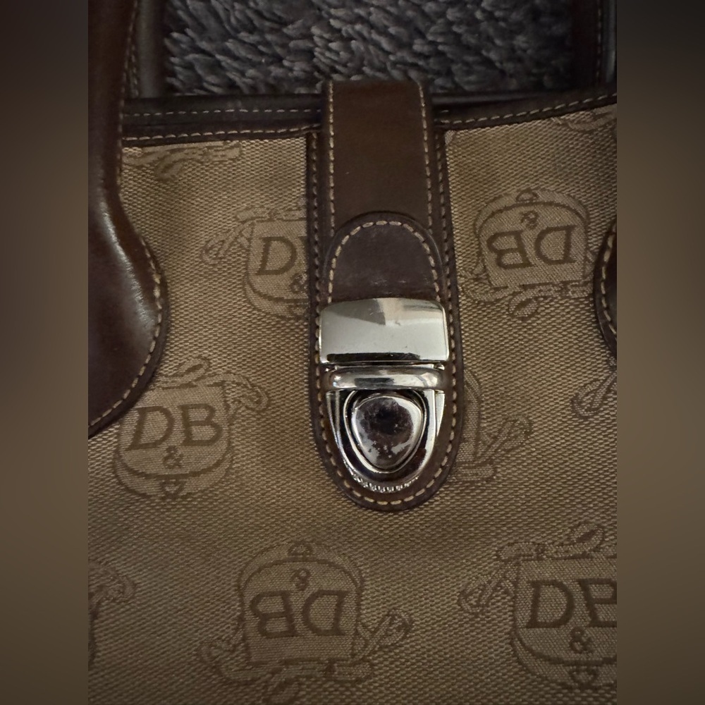DOONEY AND BOURKE Vintage Signature Double Handle Shoulder Bag - Picture 10 of 13